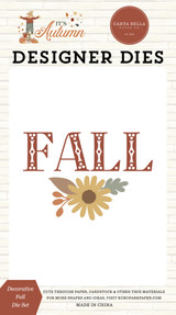 It's Autumn: Decorative Fall Small Die Set
