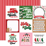 Santa's Christmas Delivery: 4x4 Journaling Cards 12x12 Patterned Paper