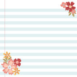 Bookish: Lined Paper Layout 12x12 Patterned Paper