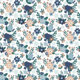 Snow Day: Chilly Floral 12x12 Patterned Paper