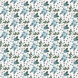 Winter Fun: Stay Frosty Floral 12x12 Patterned Paper