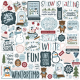 Winter Fun Element Sticker