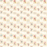 Pressed Floral: Pressed Golden Frames 12x12 Patterned Paper Pressed Floral: Pressed Golden Frames 12x12 Patterned Paper