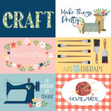 Craft and Create: 6x4 Journaling Cards 12x12 Patterned Paper