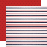 By the Sea: Sailor Stripe 12x12 Patterned Paper