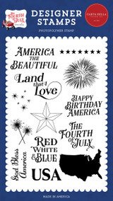 Fourth Of July: Happy Birthday America Stamp Set Fourth Of July: Happy Birthday America Stamp Set
