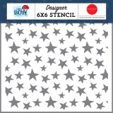 Little Boy:  Awesome Stars Stencil