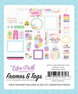 Make A Wish Birthday Girl Frames & Tags