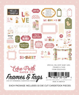 Special Delivery Baby Girl Frames & Tags