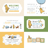 Winnie The Pooh Baby: 6x4 Journaling Cards 12x12 Patterned Paper
