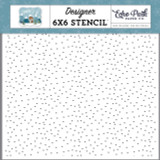Snowed In: Wintertime Sky Stencil