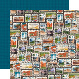 National Parks: National Park Stamps 12x12 Patterned Paper
