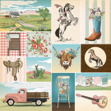 Cowgirl: Multi Journaling Cards 12x12 Patterned Paper