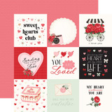Be Mine: 4x4 Journaling Cards 12x12 Patterned Paper