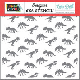 Field Trip: Fossil Stomp Stencil