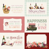 Wine: Wine Journaling Cards 12x12 Patterned Paper