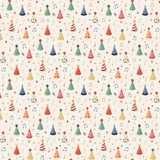 They Say It's Your Birthday: Birthday Song Party Hats 12x12 Patterned Paper