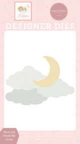 Little Lullabies - Baby Girl: Moon And Clouds Sky Small Die Set