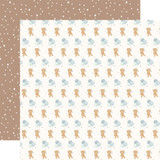 Little Lullabies - Baby Boy: Bear And Balloons 12x12 Patterned Paper
