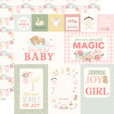 Little Lullabies - Baby Girl: Multi Journaling Cards 12x12 Patterned Paper