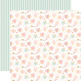 Little Lullabies - Baby Girl: Little One Pacifiers 12x12 Patterned Paper
