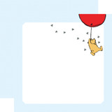 Winnie The Pooh Page Frames: Balloon Sky Page Frame 12x12 Patterned Paper