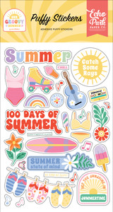 Our Groovy Summer Puffy Stickers