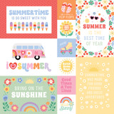 Our Groovy Summer: Multi Journaling Cards 12x12 Patterned Paper