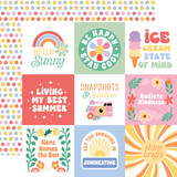 Our Groovy Summer: 4x4 Journaling Cards 12x12 Patterned Paper