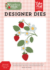 Strawberry Fields: Berry And Flower Vine Medium Die Set