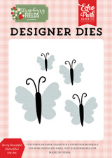 Strawberry Fields: Berry Beautiful Butterflies Medium Die Set