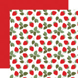 Strawberry Fields: Strawberry Patch 12x12 Patterned Paper