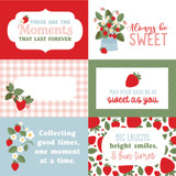 Strawberry Fields: 6x4 Journaling Cards 12x12 Patterned Paper