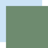Flower Shoppe: Green / Lt. Blue 12x12 Coordinating Solid Paper