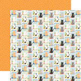 Cat Lover: Cats In The Window 12x12 Patterned Paper