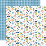 Cat Lover: Cat Food And Toys 12x12 Patterned Paper