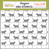 Cat Lover: Cat Prowl Stencil