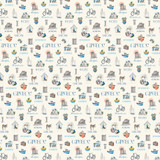 Greece: Greece Map 12x12 Patterned Paper