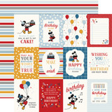 Mouse And Me Birthday: 3x4 Journaling Cards 12x12 Patterned Paper