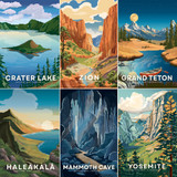 National Parks No. 2: Discover Journaling Cards 12x12 Patterned Paper