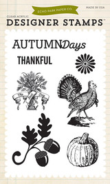 Hello Fall 4x6 Stamp