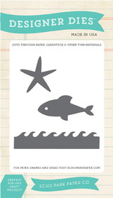 Starfish and Waves Small Die Set