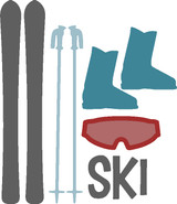 Hitting the Slopes Large Die Set