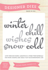 Winter Word Large Die Set