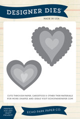 Heart Nesting Large Die Set
