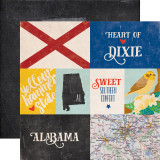 Stateside: Alabama 12x12 Patterned Paper