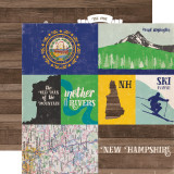 Stateside: New Hampshire 12x12 Patterned Paper