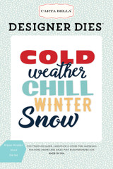 Snow Fun: Winter Weather Word Large Die Set