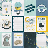 Rock-A-Bye Baby Boy: 3x4 Journaling Cards 12x12 Patterned Paper Rock-A-Bye Baby Boy: 3x4 Journaling Cards 12x12 Patterned Paper