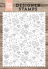 Constellation Love A2 Background Stamp